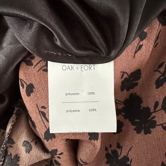 Oat + Fork Prairie Revival Boho Dress Small Floral Midi Long Sleeve Fall Western - Picture 9 of 9